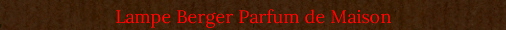 Lampe Berger Parfum de Maison